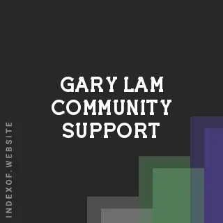 Gary Lam Community Support | Indexof