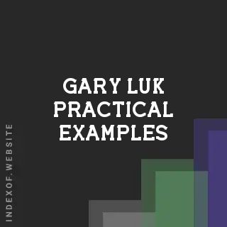 Gary Luk Practical Examples | Indexof