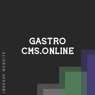 gastro-cms.online by Alexander Stefansdottir site -  Indexof