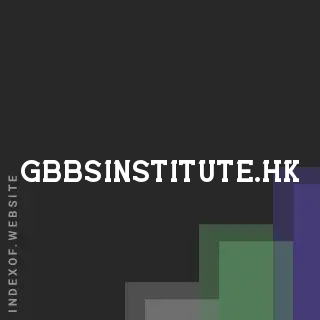 gbbsinstitute.hk by Wayan Maulana site -  Indexof