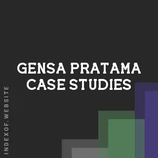Gensa Pratama Case Studies | Indexof