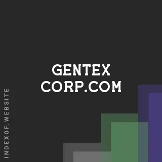 gentex-corp.com by Alfred Henriksen site -  Indexof