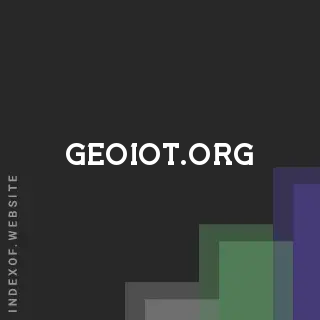 geoiot.org by Abhinav Chatterjee site -  Indexof