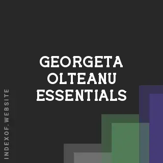 Georgeta Olteanu Essentials | Indexof
