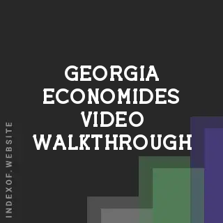 Georgia Economides Video Walkthrough | Indexof