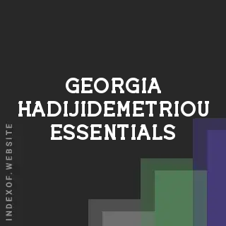 Georgia Hadijidemetriou Essentials | Indexof