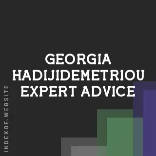 Georgia Hadijidemetriou Expert Advice | Indexof