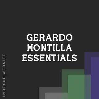 Gerardo Montilla Essentials | Indexof