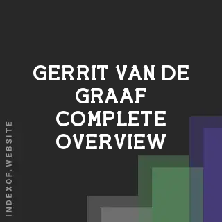 Gerrit van de Graaf Complete Overview | Indexof