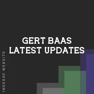 Gert Baas Latest Updates | Indexof