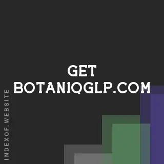 get-botaniqglp.com by Alkis Zervos site -  Indexof