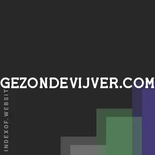 gezondevijver.com by Beatrice Ionescu site -  Indexof