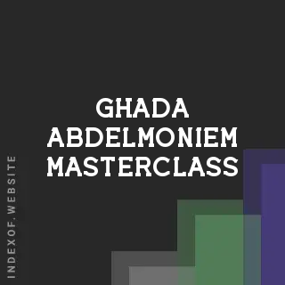 Ghada Abdelmoniem Masterclass | Indexof