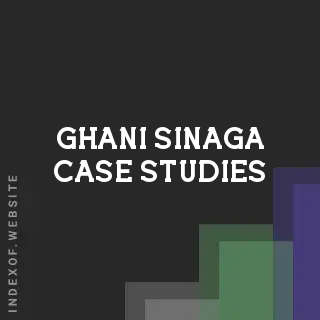 Ghani Sinaga Case Studies | Indexof