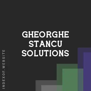 Gheorghe Stancu Solutions | Indexof