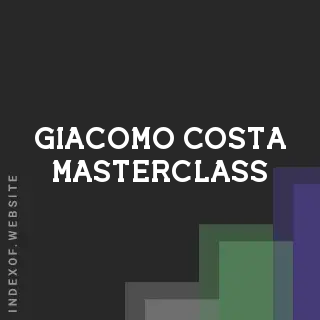 Giacomo Costa Masterclass | Indexof