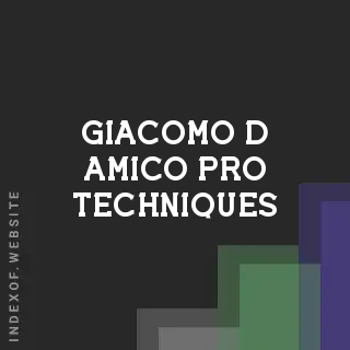 Giacomo D Amico Pro Techniques | Indexof