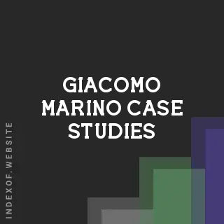 Giacomo Marino Case Studies | Indexof