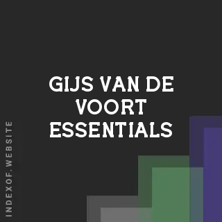 Gijs van de Voort Essentials | Indexof