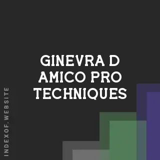 Ginevra D Amico Pro Techniques | Indexof