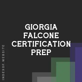 Giorgia Falcone Certification Prep | Indexof