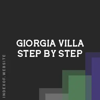 Giorgia Villa Step-by-Step | Indexof