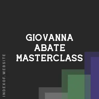 Giovanna Abate Masterclass | Indexof