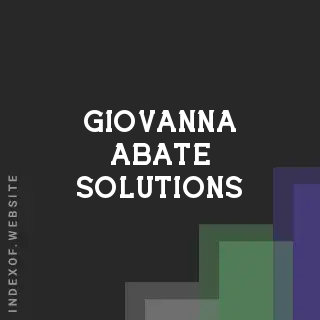 Giovanna Abate Solutions | Indexof