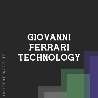Giovanni Ferrari Technology | Indexof