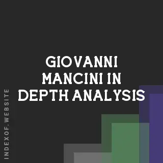Giovanni Mancini In-Depth Analysis | Indexof