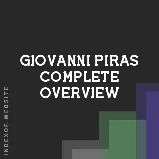 Giovanni Piras Complete Overview | Indexof