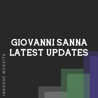 Giovanni Sanna Latest Updates | Indexof