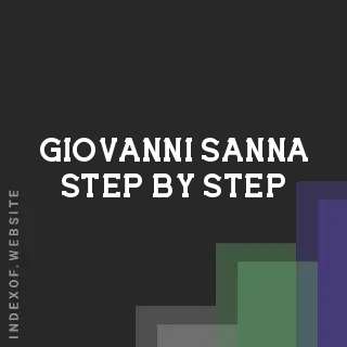Giovanni Sanna Step-by-Step | Indexof