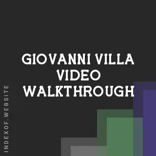 Giovanni Villa Video Walkthrough | Indexof
