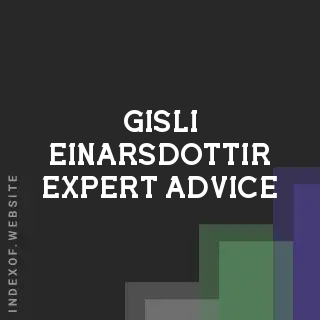 Gisli Einarsdottir Expert Advice | Indexof