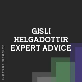 Gisli Helgadottir Expert Advice | Indexof