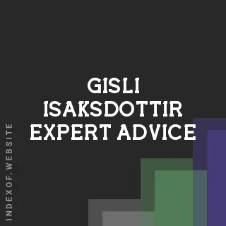 Gisli Isaksdottir Expert Advice | Indexof