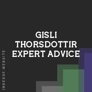 Gisli Thorsdottir Expert Advice | Indexof