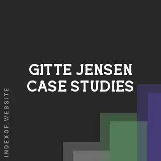 Gitte Jensen Case Studies | Indexof