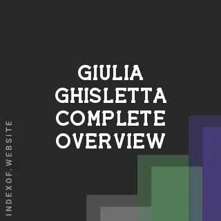 Giulia Ghisletta Complete Overview | Indexof