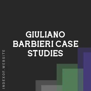Giuliano Barbieri Case Studies | Indexof