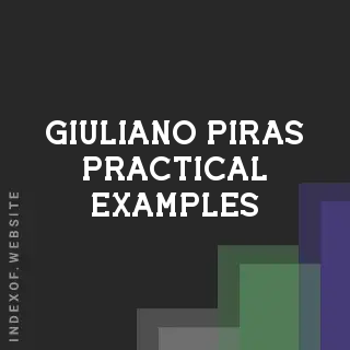Giuliano Piras Practical Examples | Indexof