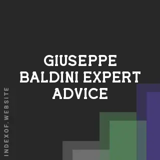Giuseppe Baldini Expert Advice | Indexof