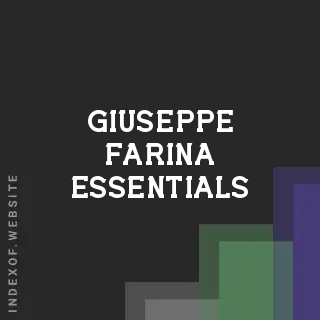 Giuseppe Farina Essentials | Indexof