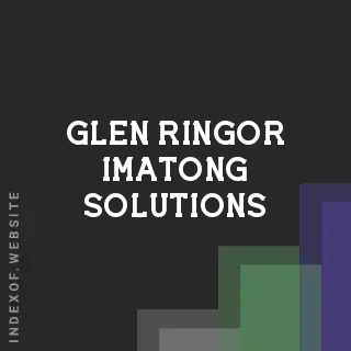 Glen Ringor Imatong Solutions | Indexof