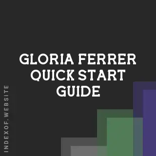 Gloria Ferrer Quick Start Guide | Indexof