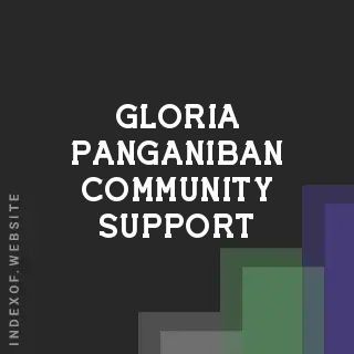 Gloria Panganiban Community Support | Indexof