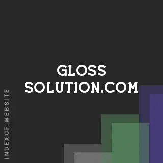 gloss-solution.com by Sofia Vestergaard site -  Indexof