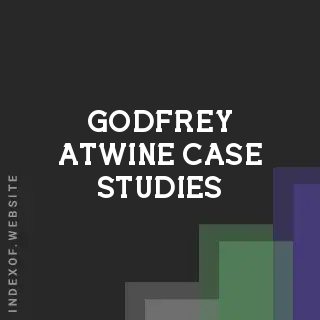 Godfrey Atwine Case Studies | Indexof