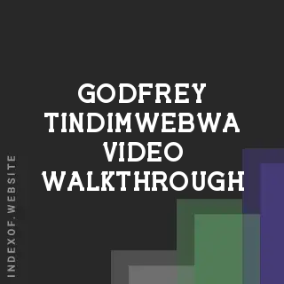 Godfrey Tindimwebwa Video Walkthrough | Indexof